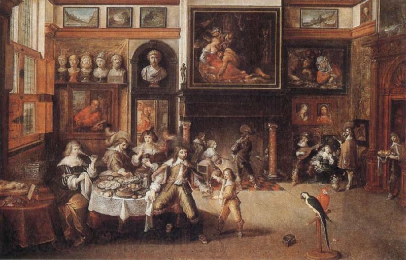 Frans Francken II Supper at the House of Burgomaster Rockox